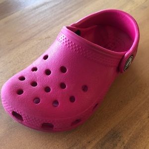 Pink Crocs size 7
